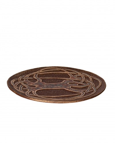 Декоративна тарілка "Дерево Всемир'я" d30 глазур