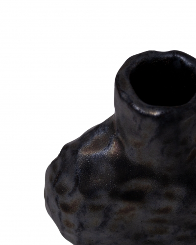 Керамічна ваза "Луна 1" глазур-рельєф