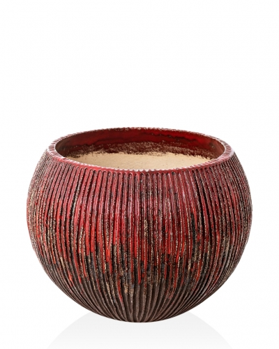 Керамічна ваза-куля v-d320gr