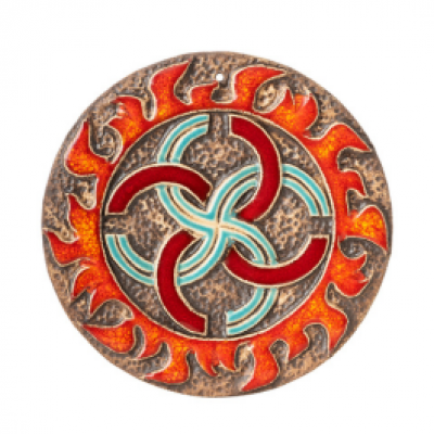 Плакетка "Весільник" в глазурованому покритті