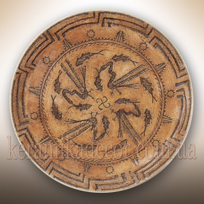 Керамическая трипольская тарелка купить