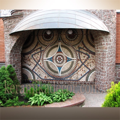 Керамическое мозаичное панно (шамот, глазурь) купить Украина