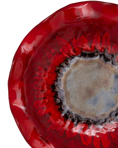 Керамічна тарілка "Мак" d33