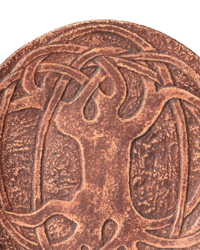 Декоративна тарілка "Дерево Всемир'я" d30 ангоб