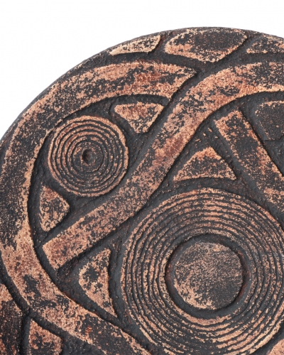 Декоративна тарілка "П'ятий Елемент" d30 ангоб