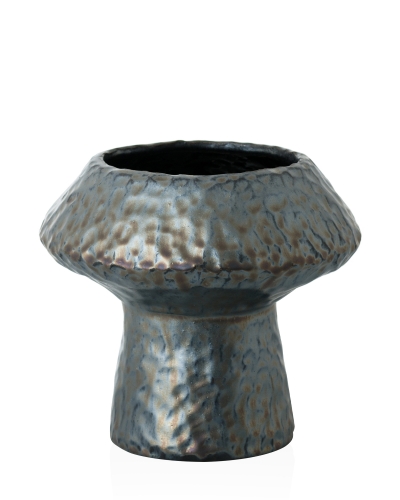 Керамічна ваза "Луна 5" глазур-рельєф