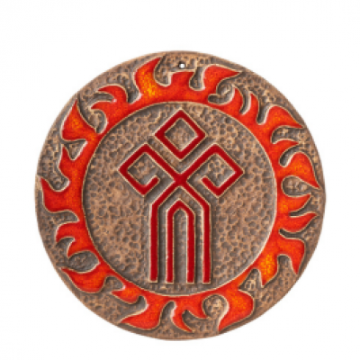 Плакетка "Чур" в глазурованому покритті