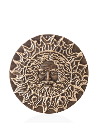 Керамічне панно "Cварог" d30 золото