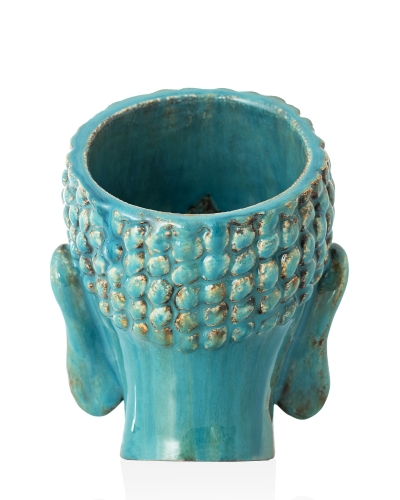 Кашпо "Будда" h21 глазуроване покриття