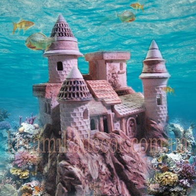 Аква ландшафт "Замок Тироль" для аквариума купить Киев Украина
