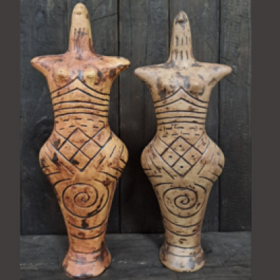 Керамічна "Трипільська баба" велика ts-7