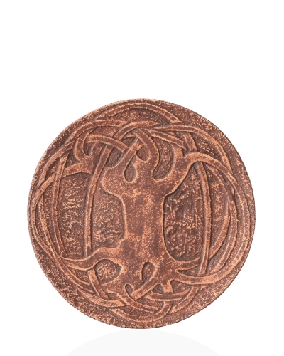 Декоративна тарілка "Дерево Всемир'я" d30 ангоб