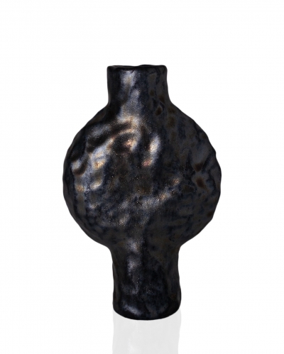 Керамічна ваза "Луна 1" глазур-рельєф