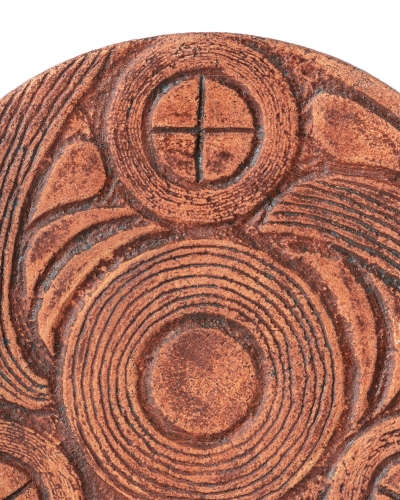 Декоративна тарілка "Народження світів" d30 ангоб