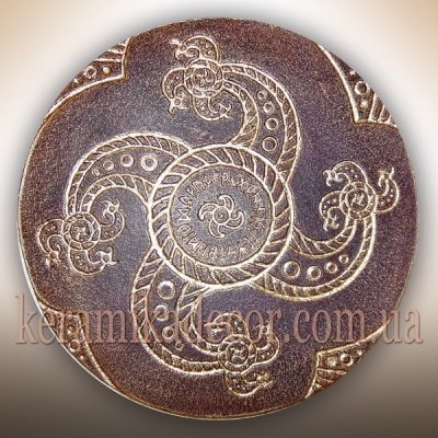 Декоративная красивая тарелка купить на подарок Украина