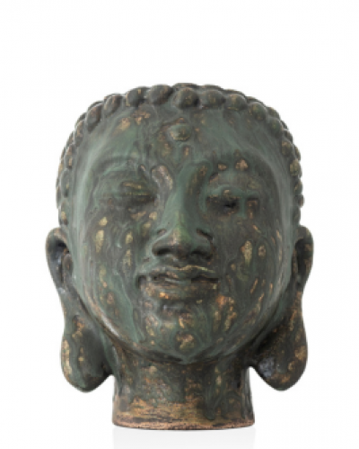Кашпо "Будда" h21 глазуроване покриття