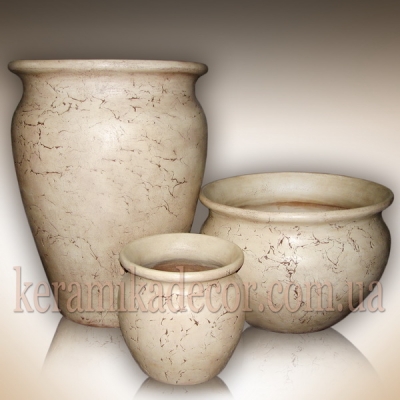 Керамические горшки крупномеры купить Киев