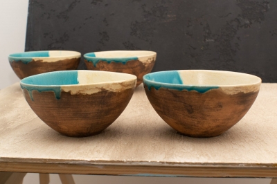 Керамічна тарілка "Океан"