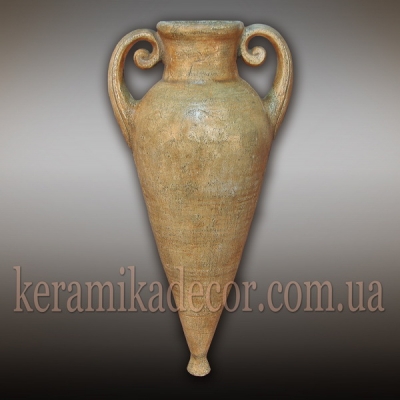 Керамическая амфора для интерьера гостинной, басейна, бани, для ландшафтного дизайна купить Киев Украина