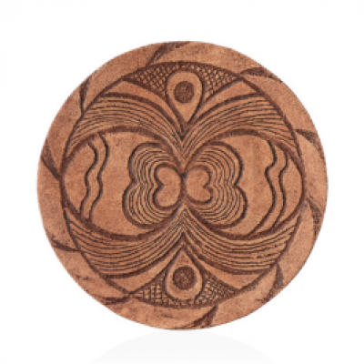 Декоративна тарілка "Дуальність" d30 ангоб