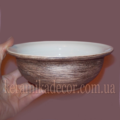 Керамическая глазурованная тарелка купить для подарка, для дома