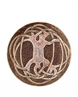 Декоративна тарілка "Дерево Всемир'я" d30 глазур