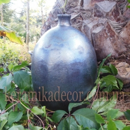 Керамическая глазурованная ваза-бутылка для цветов купить для интерьера, для дома, квартиры, дачи, офиса, ресторана  Киев Украина