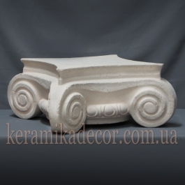 Керамічна колона D=220мм. Капітель іонічна чотиристороння k-13