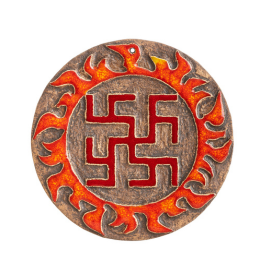 Плакетка "Квітка Папороті" в глазурованому покритті