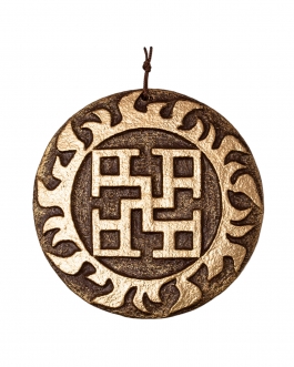 Плакетка "Духовна Сила" d16 в золоті