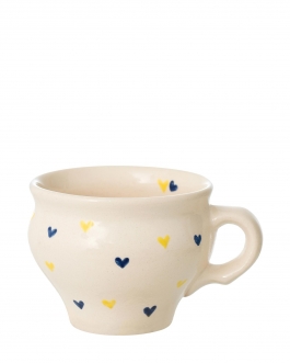 Керамічна чашка "патіротичні серця"