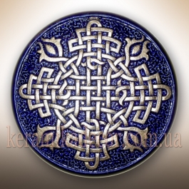 Декоративна тарілка-диск "Обережний хрест"