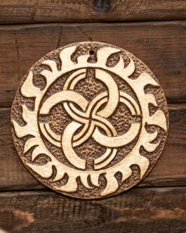 Плакетка  Весільник d12 в золоті