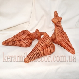 Керамічна "Трипільська баба сидяча велика" ts-9