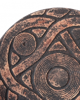 Декоративна тарілка "П'ятий Елемент" d30 ангоб