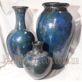 Керамические горшки для интерьера, дизайн ландшафта, шамот, глазурь купить