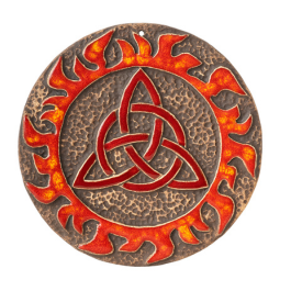 Плакетка "Триглав-трилисник" в глазурованому покритті