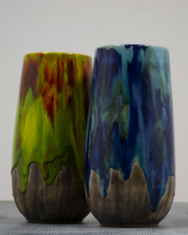 Керамічна ваза "Банан 1" глазур