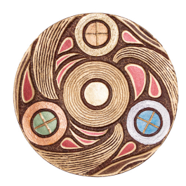 Декоративна тарілка "Народження світів" d30см