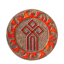 Плакетка "Чур" в глазурованому покритті