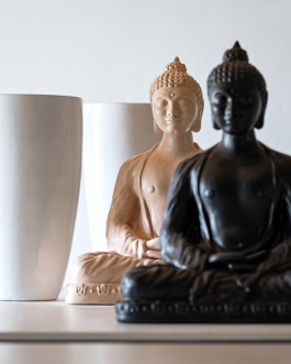 Керамічна скульптура "Будда" h 68см глазуроване покриття