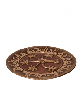 Декоративна тарілка "Богиня Жива" d30 золото