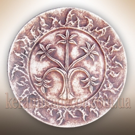 Декоративна тарілка "Богиня Жива" d30 ангоб