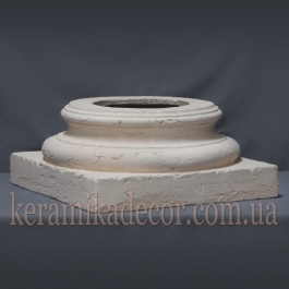 Керамічна колона D=220мм. База №2 с плинтом k-06