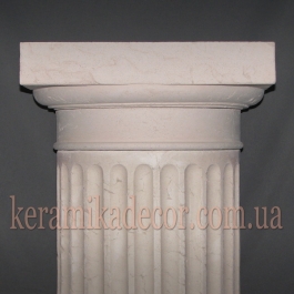 Керамічна колона D=380мм.  Капітель доричний k-22