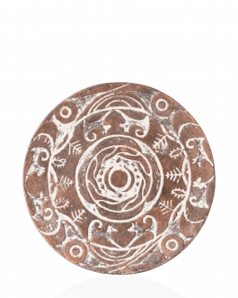 Декоративна тарілка "Календар" d30 ангоб