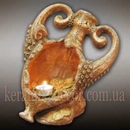 Керамічна амфора "Морське дно" а-16