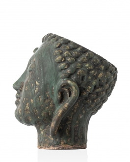 Кашпо "Будда" h21 глазуроване покриття