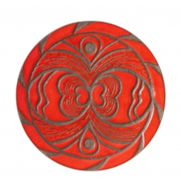 Декоративна тарілка "Дуальність" d30 глазур