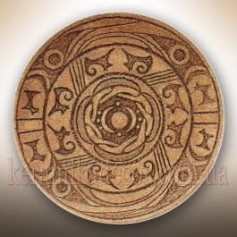 Декоративна тарілка "Календар" d30 ангоб